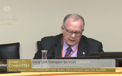 Irish Rural Link discuss TFI Local Link Transport with Joint Oireachtas Committee